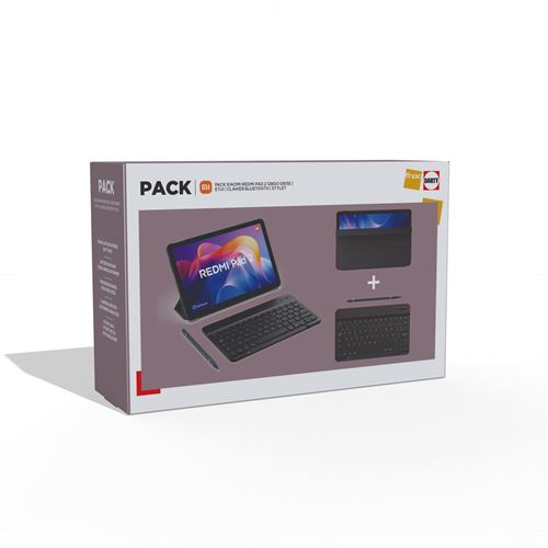 Pack Fnac Tablette tactile Xiaomi Redmi Pad 2 11" 128 Go Gris + Etui + Clavier Bluetooth + Stylet