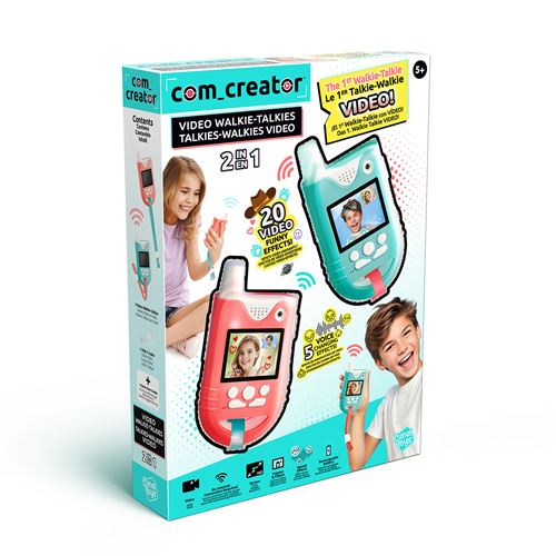 Pack de 2 Talkies-Walkies Canal Toys Vidéo 2-en-1
