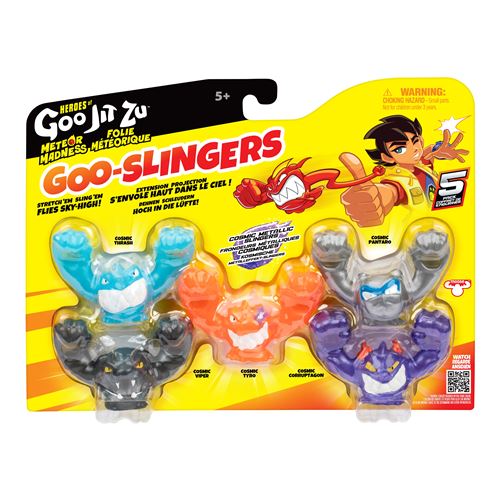 Pack de 5 mini figurines Goo Jit Zu Goo Slingers Modèle aléatoire