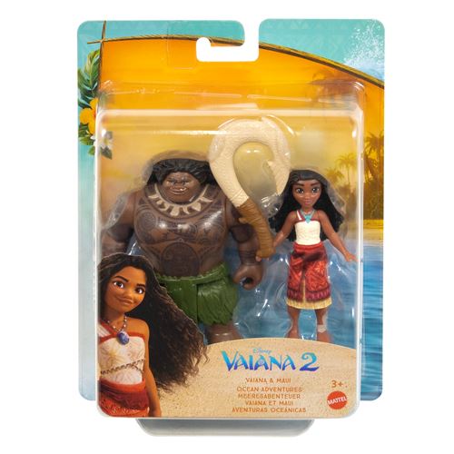 Pack mini poupées Mattel Vaiana et Maui
