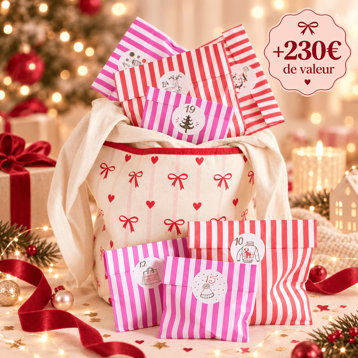 Calendrier de l'Avent Mademoiselle Confettis 2026