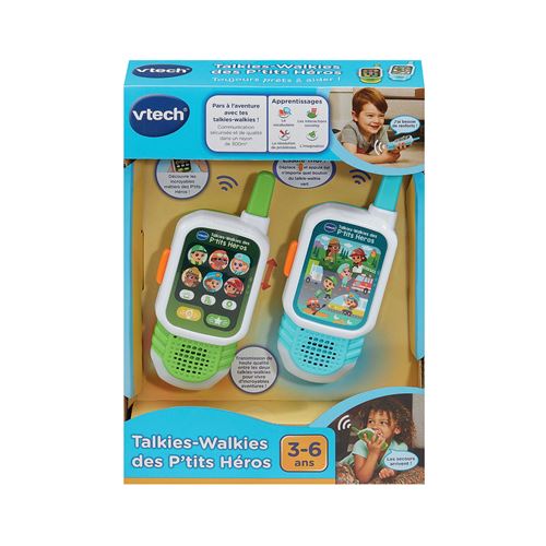 Paire de 2 Talkie-Walkie Vtech Des P'tits Héros