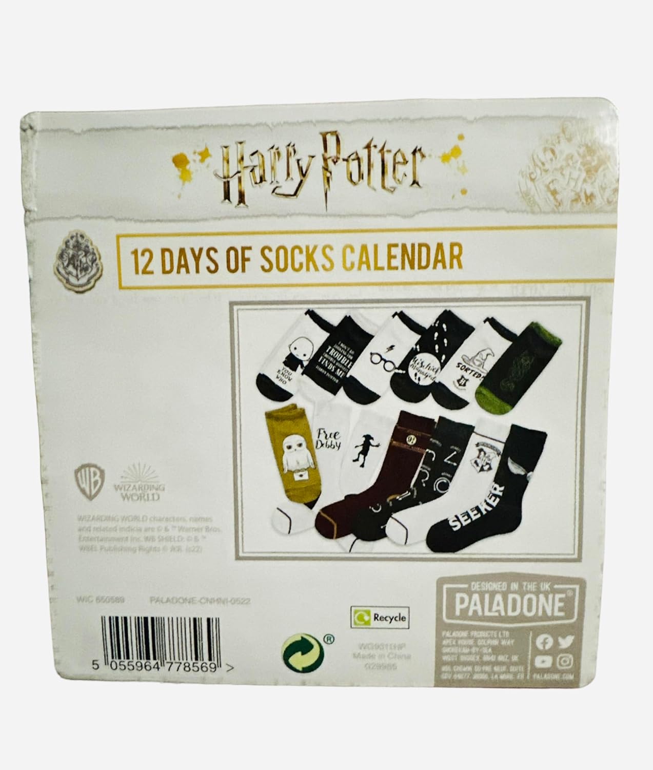 Calendrier de l’Avent chaussettes Harry Potter PALADONE