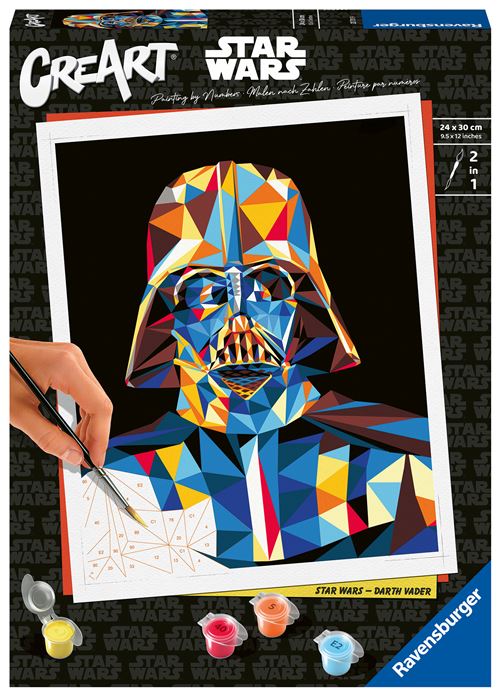 Peinture au numéro CreArt Ravensburger Dark Vador Star Wars