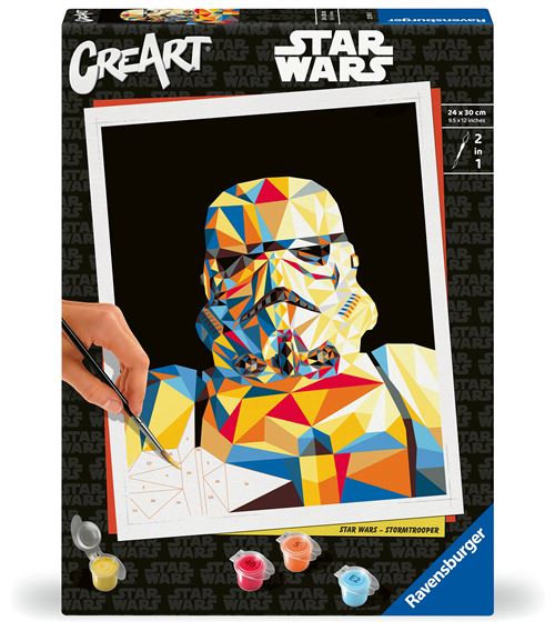 Peinture au numéro Ravensburger CreArt Star Wars Stormtrooper