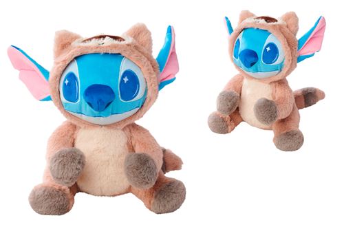 Peluche Disney Stitch Comme Raton Laveur 25 cm