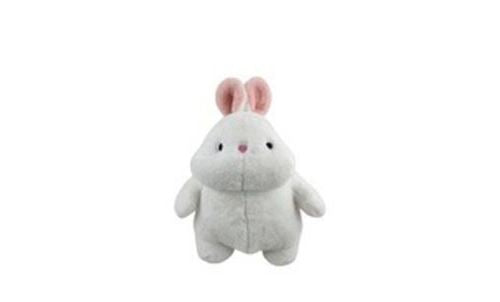 Peluche Kenji Yabu Fluffy Mini Bunny Blanc