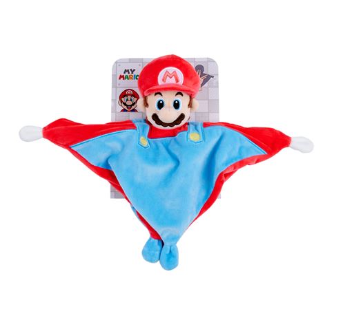 Peluche Nintendo My Mario Doudou 3D avec hochet