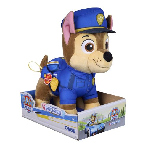 Peluche Paw Patrol Pat'Patrouille Chase Search & Rescue 25 cm