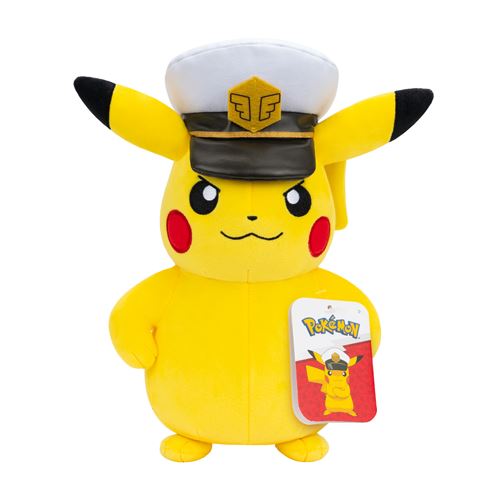 Peluche Pokémon Captain Pikachu 1