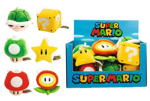 Peluche avec clip Super Mario Suma Collectible Modèle aléatoire