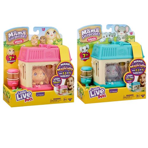 Peluche interactive Little Live Pets Mama Surprise Minis Modèle aléatoire