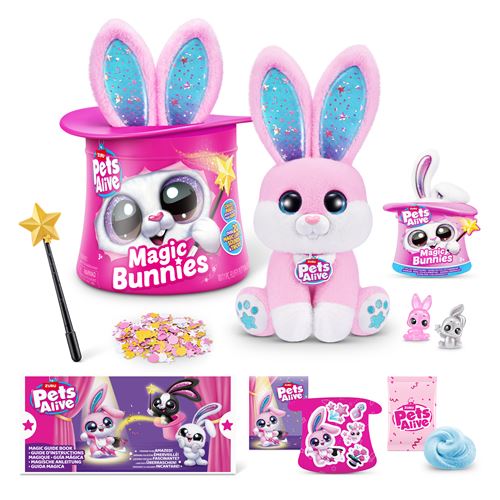 Peluche interactive Zuru France Pets Alive Magic Bunnies Modèle aléatoire