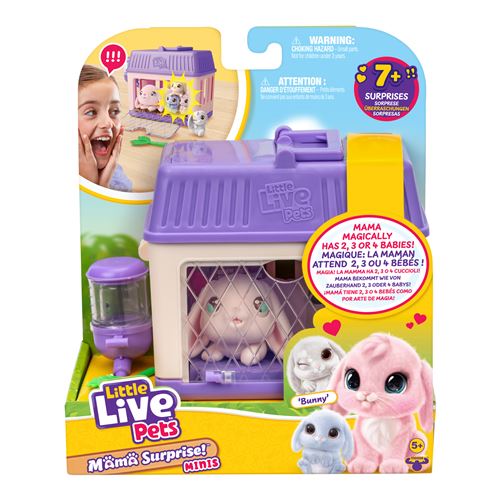 Peluches interactives Little Live Pets Mama Surprise P'tits Lapins Modèle aléatoire