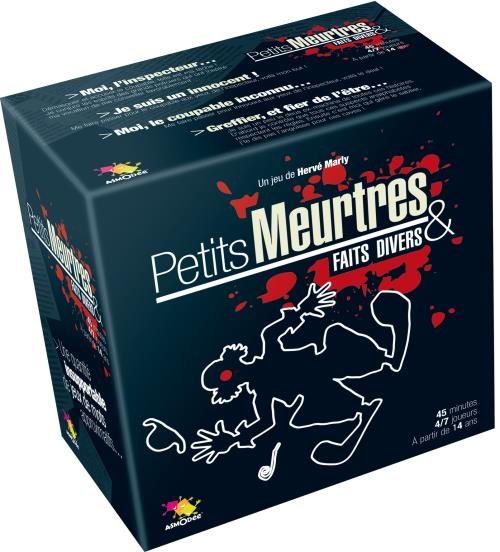 Jeu de stratégie Asmodee Petits Meurtres et Faites Divers