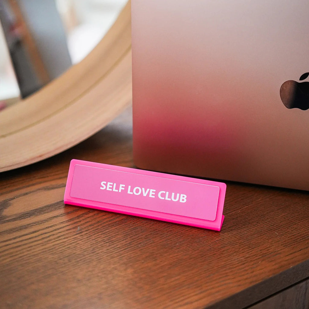 Plaque de bureau personnalisée message humour - Mieux que des fleurs