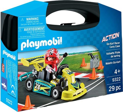 Playmobil Action 9322 Valisette Pilote de karting