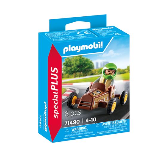 Playmobil Special Plus 71480 Enfant avec voiture de karting