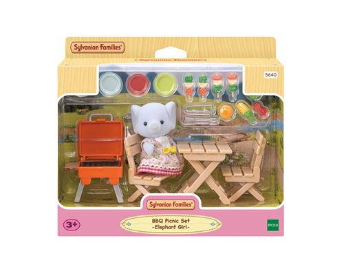 Playset Sylvanian Families La fille éléphant et son set de pique-nique