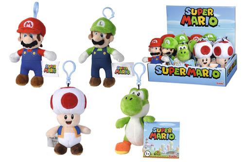 Porte-clés en Peluche Super Mario Suma Modèle aléatoire