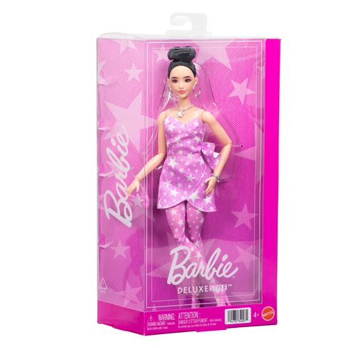 Poupée Barbie Deluxe Style Tenue Rose Etoile