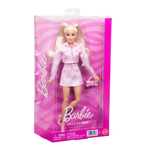 Poupée Barbie Deluxe Style Tenue Rose Zèbre