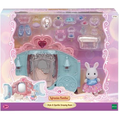 Poupée Epoch d'Enfance Sylvanian Families Le dressing de princesse