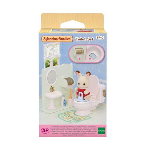 Poupée Epoch d'Enfance Sylvanian Families Les toilettes