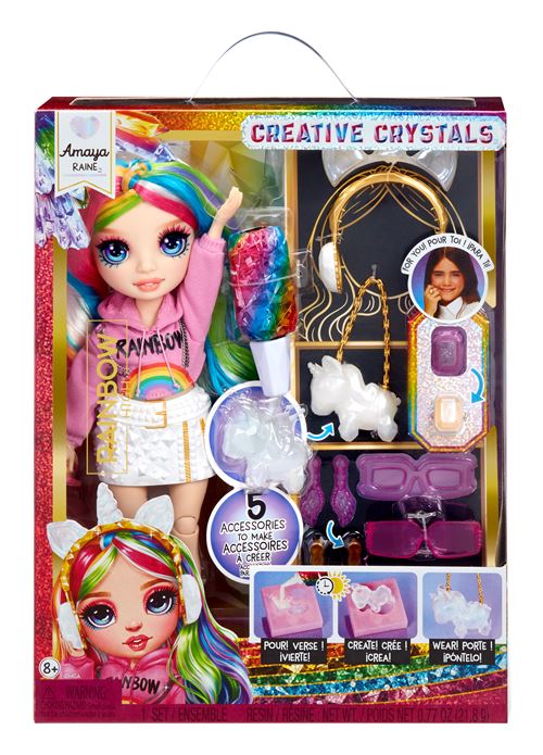 Poupée Rainbow High Cristal Mannequin Amaya 27 cm