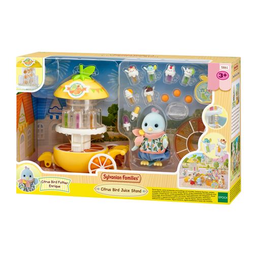 Poupée Sylvanian Families Le stand de jus de fruits