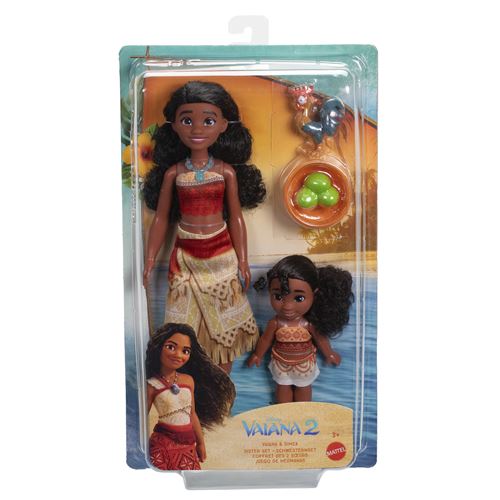 Poupées Disney Princesses Coffret des 2 Sœurs Vaiana 2