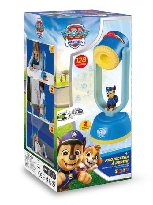 Projecteur à dessin Smoby Paw Patrol Pat'patrouille