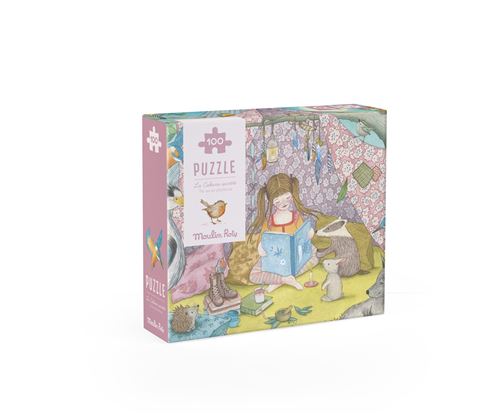 Puzzle 100 pièces Moulin Roty La Cabane Secrète Les Rosalies
