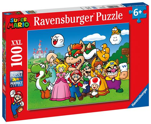 Puzzle 100 pièces XXL Ravensburger Super Mario Fun
