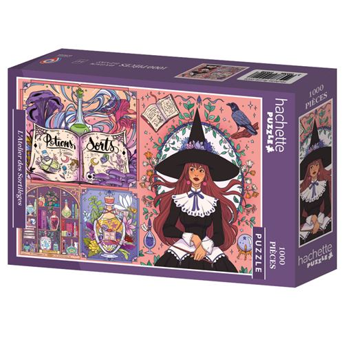 Puzzle 1000 pièces Alize Hachette L'atelier des Sortilèges