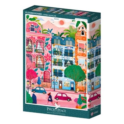 Puzzle 1000 pièces Alize Pieces & Peace Flower Power