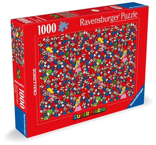 Puzzle 1000 pièces Challenge Ravensburger Super Mario