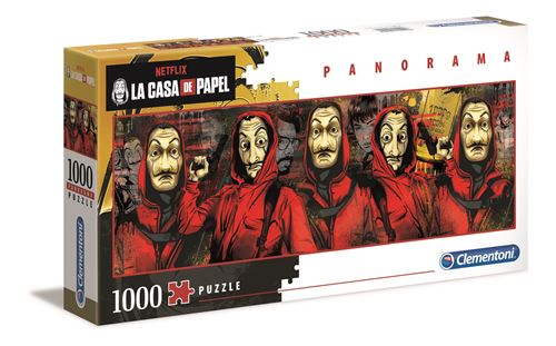 Puzzle 1000 pièces Clementoni La Casa de Papel Panorama