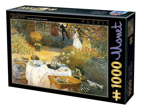 Puzzle 1000 pièces D-Toys Claude Monet Le déjeuner