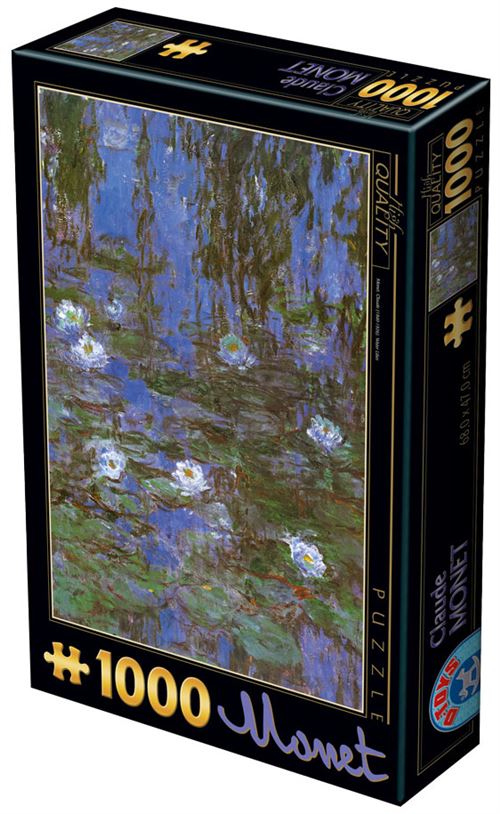 Puzzle 1000 pièces D-Toys Claude Monet Nymphéas