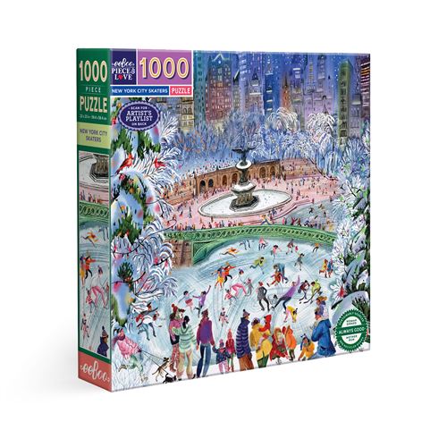 Puzzle 1000 pièces Eeboo New York City Skaters