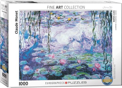 Puzzle 1000 pièces Eurographics Claude Monet Les Nymphéas