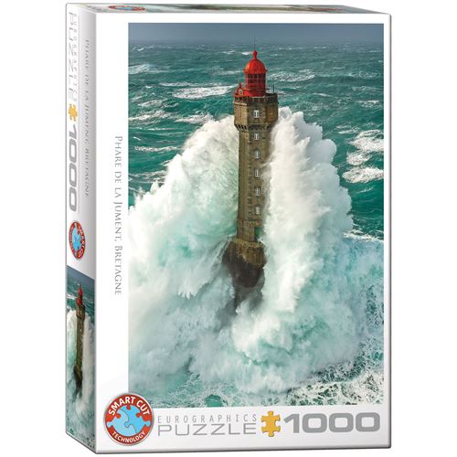 Puzzle 1000 pièces Eurographics Phare de la Jument Bretagne