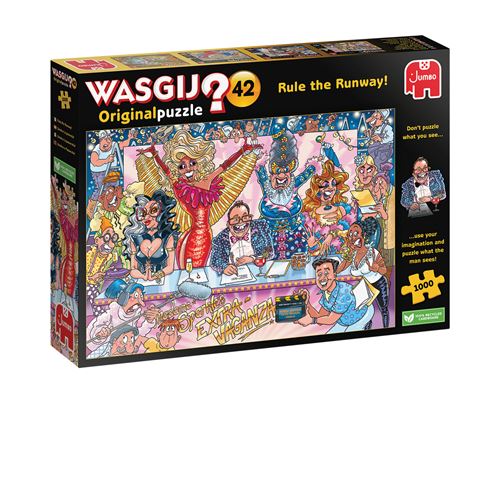 Puzzle 1000 pièces Jumbo Wasgij Original 42 Rule the Runway!