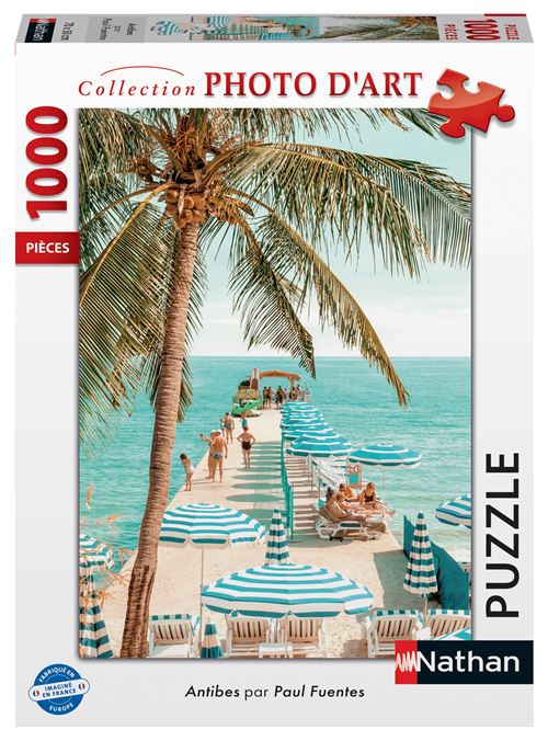 Puzzle 1000 pièces Nathan Antibes par Paul Fuentes