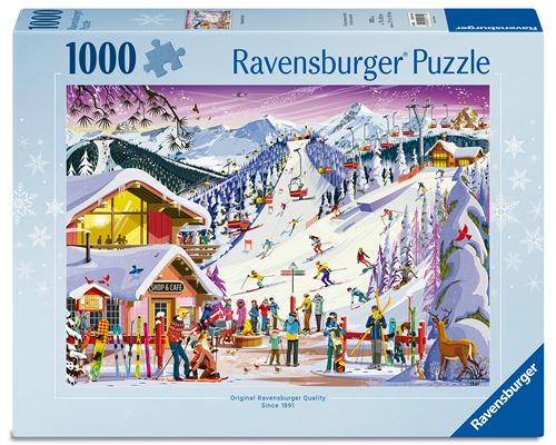Puzzle 1000 pièces Ravensburger Au rythme des pistes