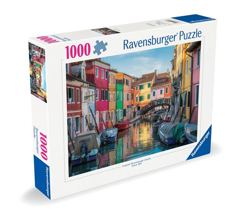 Puzzle 1000 pièces Ravensburger Burano Italie