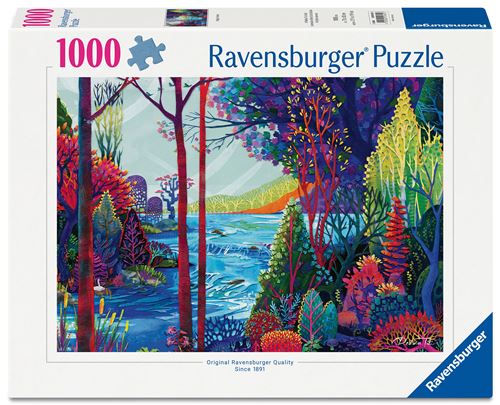 Puzzle 1000 pièces Ravensburger Forêt indigo