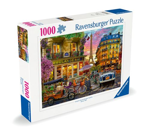 Puzzle 1000 pièces Ravensburger Les premières lueurs de Paris