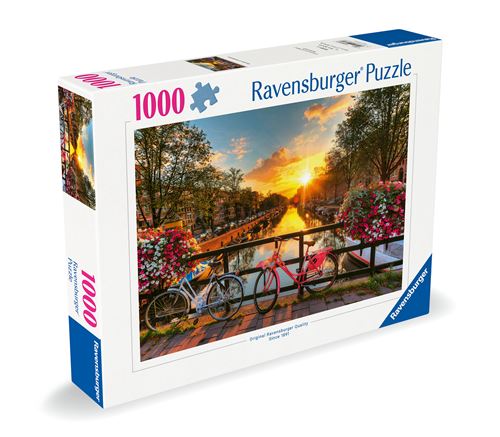 Puzzle 1000 pièces Ravensburger Vélos à Amsterdam